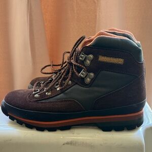 New Timberland Dark Brown and Gray Hiking Boots